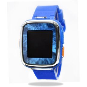 MightySkins Skin Compatible with VTech Kidizoom Smartwatch DX wrap Cover Sticker Skins Blue Mystic Flames