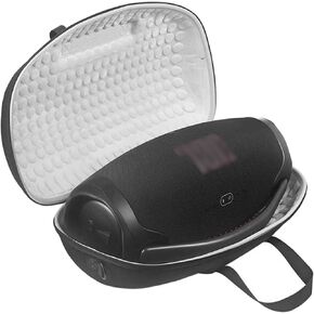 حقيبة تخزين صلبة من مادة ايفا للسفر وحقيبة حمل وحقيبة حمل لجهاز JBL Boombox 3/Boombox 2 مكبر صوت بلوتوث محمول (أسود من الخارج مع رمادي من الداخل) in Kuwait