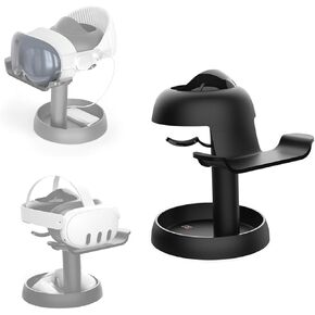VR Headset Holder Touch Controller Stand Bracket Compatible with Quest 3/Quest 2/Pico 4/PSVR 2/Rift S/Rift VR Headset Display Dock Universal Accessories