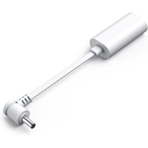 Ring USB-C to Barrel Plug Adapter for USB-C Solar Panels and Barrel Plug Cameras