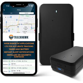 TH-MAG GPS Locator: Live LTE, 10,000mAh Battery, Magnetic - for Vehicles, Fleet & Asset Security - Discreet Wireless Tracker for Trucks, Trailers, Automotive - Subscription Required
