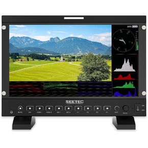 SEETEC P133 PRO 13.3 Inch 1000nit High Brightness Podcast Broadcast Monitor with Waveform 3D LUT HDR and SDI HDMI Input Output, HDMI support 4K 60