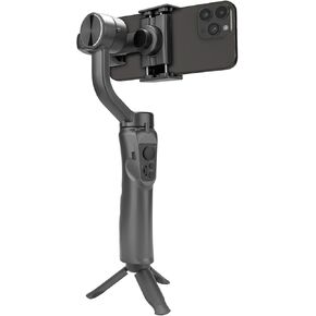 Korecase 3-Axis Gimbal Stabilizer for Smartphone with Tripod, Portable and Foldable, Balance Handheld Phone Gimbal with Sport Mode Smart Quick ActiveTrack,Vlogging Stabilizer,YouTube TikTok Live Video