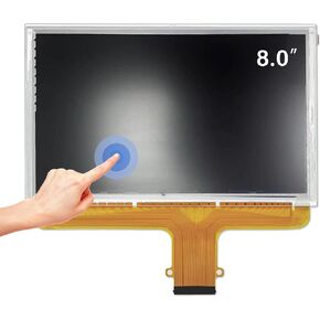 شاشة لمس 8 بوصات متوافقة مع Chevy Silverado Suburban Tahoe Colorado & GMC Sierra Acadia Yukon Terrain 2015-2018، استبدال شاشة لمس الملاحة الراديوية مع شاشة LCD DJ080PA-01A in Kuwait