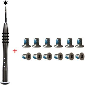 12PCS M2x3 Torx T5 Bottom Cover Screws + screwdriver for Dell XPS 13 9343 9350 9360 XPS 15 9550 9560 9570 Precision M5510 5520 5530 5540, for Razer Blade,HP Envy 13|for Beat Studio 2 3