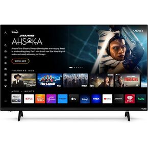 VIZIO 43-inch 4K UHD LED Smart TV w/Dolby Vision HDR, WiFi 6, Bluetooth Headphone Capable, Apple AirPlay, Chromecast Built-in (V4K43M-08, New)