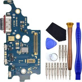USB Type-C 2.0 Charger Port with Nano SIM Card and Microphone Replacement for Samsung Galaxy S21 5G SM-G991N