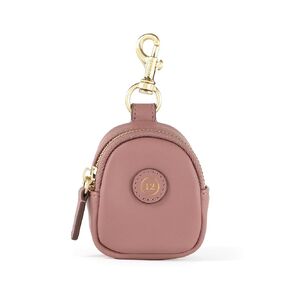 TWELVElittle Little Pouch Charm, Paci Holder in Vegan Leather (Mauve)