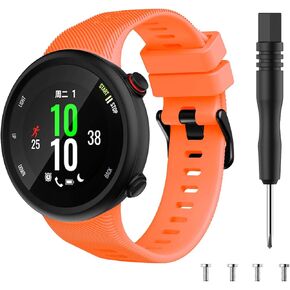 Strap for Garmin Forerunner 45S Sport Silicone Wristband Soft Rubber Adjustable Replacement Watch Band, Bracelet Wristband For Garmin Forerunner 45S Smart Watch Accessories