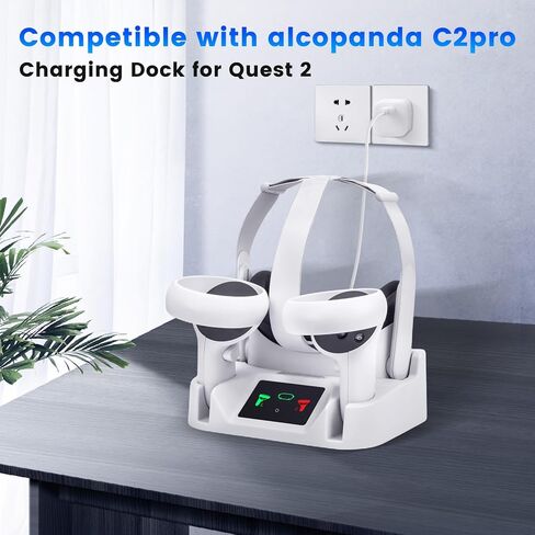 مجموعة أجزاء بديلة للبطاريات القابلة لإعادة الشحن لقاعدة شحن alcopanda لـ Quest 2، تتضمن أغطية بطاريات وحدة التحكم، وموصل سماعة رأس USB-C مغناطيسي، وبطاريات قابلة لإعادة الشحن in Kuwait