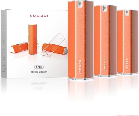 مناديل رش منظف الشاشة من NOWBOI، قماش من الألياف الدقيقة 3 في 1، منظف شاشة السيارة، أداة زجاجة رذاذ محمولة قابلة لإعادة الملء للهاتف/الكمبيوتر/الكمبيوتر المحمول/الكمبيوتر اللوحي/الشاشة/شاشة السيارة (قطعة واحدة زرقاء) in Kuwait