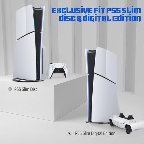 TNP Dust Cover for PS5 Slim Console - Protective Dust Filter for PS5 Slim Disc & Digital Edition - Precision Fit Dust Prevention Plug Set Cover for Playstation 5 Slim, Filters Dust and Pet Hair in Saudi Arabia