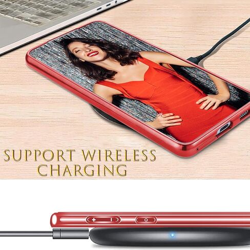 Silicone Case for Samsung Galaxy S24 5G Case Glitter Sparkle Bling, Hybrid Matte Back Case High Impact Heavy Duty Shockproof Protective Cover for Samsung S24 Cute Case for Women 6.2" (Black) in Kuwait