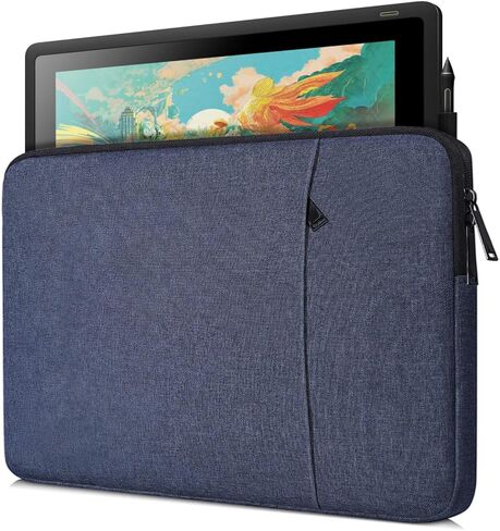 حقيبة كمبيوتر لوحي للرسم متوافقة مع GAOMON PD1560 PD1561 / Wacom Cintiq 16 & Cintiq Pro 16 17 & Intuos Pro Large PTH860 & Intuos Pro، XPPen Artist 16 Gen 2 حقيبة حماية للحمل (أزرق) in Kuwait