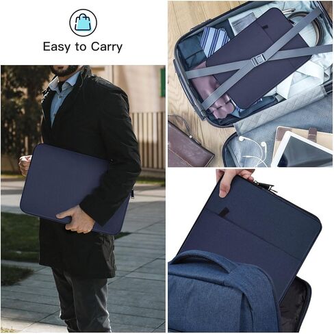 حقيبة كمبيوتر لوحي للرسم متوافقة مع GAOMON PD1560 PD1561 / Wacom Cintiq 16 & Cintiq Pro 16 17 & Intuos Pro Large PTH860 & Intuos Pro، XPPen Artist 16 Gen 2 حقيبة حماية للحمل (أزرق) in Kuwait