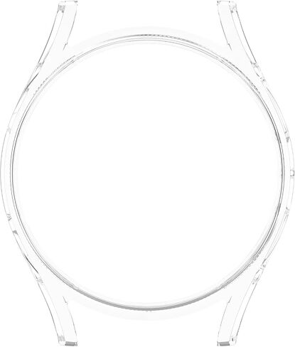 Case Compatible with 2024 Samsung Galaxy Watch 7 Classic 40mm 44mm, Hard PC Bumper Clear Protective Cover[No Screen] (Black, 40mm) in Saudi Arabia