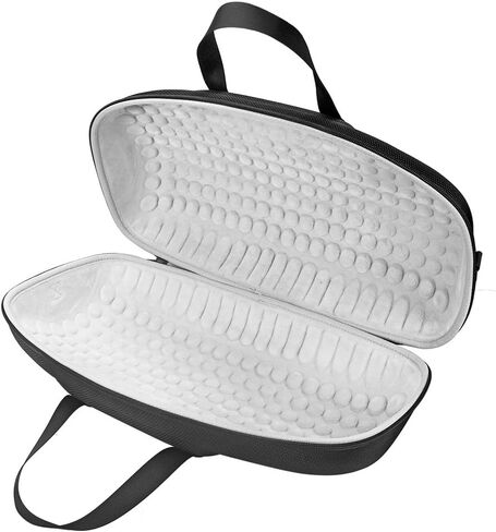 حقيبة تخزين صلبة من مادة ايفا للسفر وحقيبة حمل وحقيبة حمل لجهاز JBL Boombox 3/Boombox 2 مكبر صوت بلوتوث محمول (أسود من الخارج مع رمادي من الداخل) in Kuwait