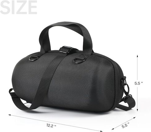 Carrying Case Hard Travelling Case Compatible with JBL Xtreme 4 Portable Bluetooth Speaker (Black+Orange) in Saudi Arabia