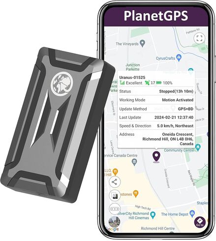 (Uranus 4G) - Starting $5.40/Month Magnetic Real-Time GPS Tracker for Vehicles Car with Worldwide Coverage (3-5 Weeks Battery) - Subscription Required (SIM Card Included) in Kuwait