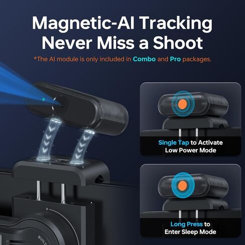 Zhiyun Smooth 5S AI Combo Gimbal Stabilizer for Smartphone, 3-Axis Phone Gimbal, AI Tracking Phone Stabilizer for Video Recording Vlog, for Android for iPhone 14 Pro Max Plus 13 12 11 X XR XS 8 Plus in Saudi Arabia
