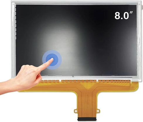 شاشة لمس 8 بوصات متوافقة مع Chevy Silverado Suburban Tahoe Colorado & GMC Sierra Acadia Yukon Terrain 2015-2018، استبدال شاشة لمس الملاحة الراديوية مع شاشة LCD DJ080PA-01A in Kuwait