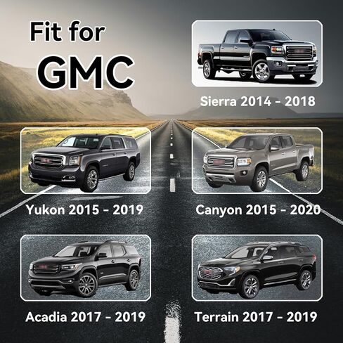 شاشة لمس 8 بوصات متوافقة مع Chevy Silverado Suburban Tahoe Colorado & GMC Sierra Acadia Yukon Terrain 2015-2018، استبدال شاشة لمس الملاحة الراديوية مع شاشة LCD DJ080PA-01A in Kuwait
