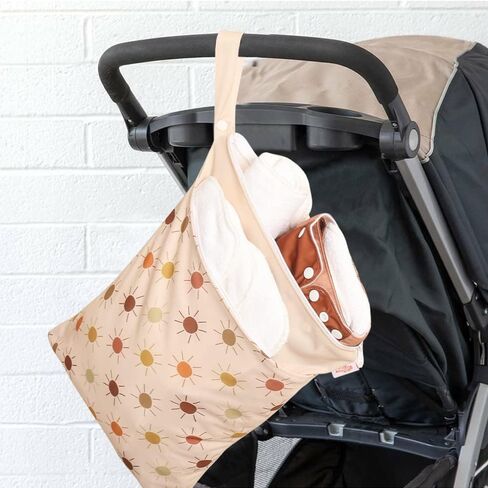 Wet Dry Bags for Baby Cloth Diapers - Waterproof Reusable Washable Travel Bags, Gym Bag, Pool, Daycare Soiled Baby Items Yoga Gym Bag for Swimsuits & Wet Clothes 3pcs/set（Black in Saudi Arabia