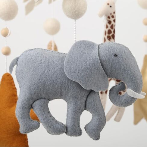 Safari Mobile for Crib - سرير متنقل Safari محايد للجنسين مع نجوم ذهبية وسحب لحضانة ذات طابع الغابة in Kuwait