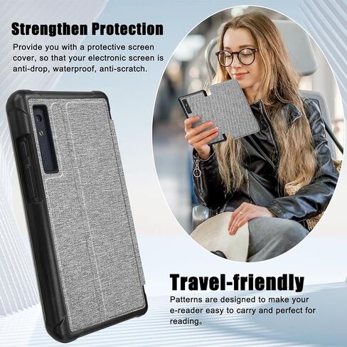Flip-fold Protective Case for Onyx Boox Palma 6.13",Lightweight and Hard Back Shell Protective,Fall and Scratch Proof.Providing All-Round Protection. in Saudi Arabia