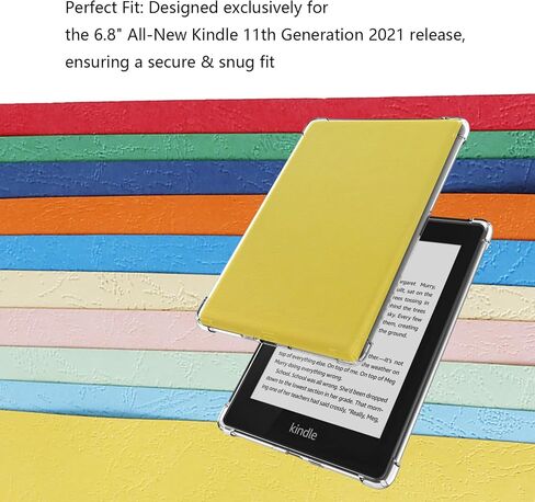 Insert Cardstock for Kindle Paperwhite 1/2/3/4, Solid Color Paper Insert for Kindle Clearcase, Set of 10 in Saudi Arabia