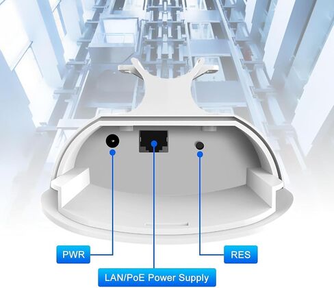 Wireless Bridge｜2.4G｜75Mbps｜1500 ft｜Point to Point WiFi Bridges｜Plug and Play｜High-Gain Antenna｜10/100Mbps LAN Port｜24V PoE Powered｜IP65 Waterproof｜2PCS in Saudi Arabia