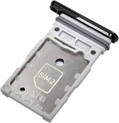 Galaxy S24 SIM Card Tray Dual Replacement S24 Sim Card Slot Holder for Samsung Galaxy S24 5G 6.2" S921U1 S921E SM-S921U Sim Card Tray Repair Part with Opening Needle (Onyx Black) in Saudi Arabia