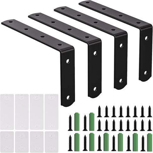 4 Pcs Furniture Anchors, OEH Furniture Anchors for Baby Proofing, No Drilling Furniture Wall Anchor, Stainless Steel Anti Tip Furniture Anchors for Cabinet Dresser Bookshelf for Baby, Small-5*3*1" in Saudi Arabia