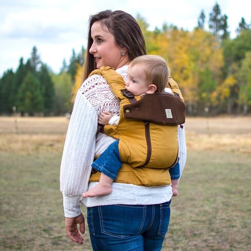 حاملة الأطفال المريحة 6 في 1 من LÍLLÉbaby Serenity، من حديثي الولادة إلى الأطفال الصغار، دعم أسفل الظهر مع حقيبة قابلة للتحويل، نيلي in Kuwait