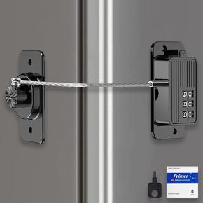 Refrigerator Lock Combination, Child Proof Fridge Lock, Cabinet Locks Baby Proofing, for Fridge, Cabinets, Drawers, Windows and Child Proof Cabinet Locks - No Keys Needed No Drill