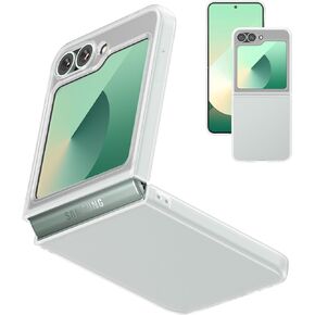 Case for Samsung Galaxy Z Flip 6 (2024) Matte Translucent Thin Hard Polycarbonate Cover Phone Case for Galaxy Z Flip6 - Frost Clear