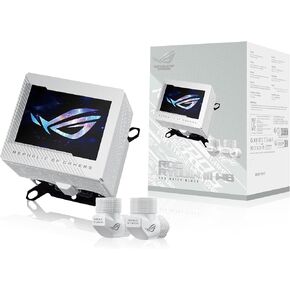 ASUS ROG RYUJIN III WB WHT CPU Water Block - Intel® LGA 1700, 1200, 115X - AMD Socket AM4, AM5 – Asetek Copper Cold Plate