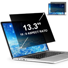 LILIONGTH 13.3 Inch Laptop Privacy Screen Protector, 16:9 Widescreen Display Privacy Filter Screen Protector for 13.3" Laptop, Privacy Screen Anti Peeping for HP/Lenovo/Dell/Acer/ASUS