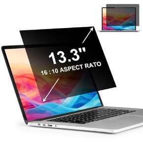 LILIONGTH 13.3 Inch Laptop Privacy Screen Protector, 16:10 Widescreen Display Privacy Filter Screen Protector for 13.3" Laptop, Privacy Screen Anti Peeping for HP/Lenovo/Dell/Acer/ASUS