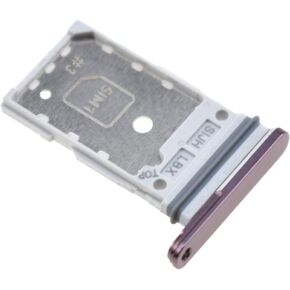 Dual SIM Card Tray for Samsung Galaxy S22 Ultra 5G SM-S908B SIM Card Holder for SM-S908B SIM Card Slot Replacement for SM-S908U SM-S908U1 Burgundy Red