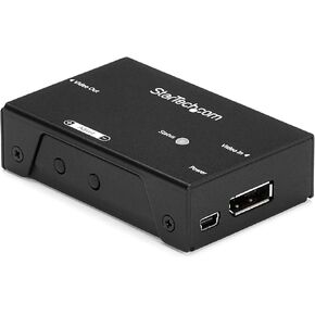 StarTech.com DisplayPort Signal Booster - DisplayPort to DisplayPort Video Signal Amplifier - 4K 60Hz DisplayPort Extender (DPBOOST)