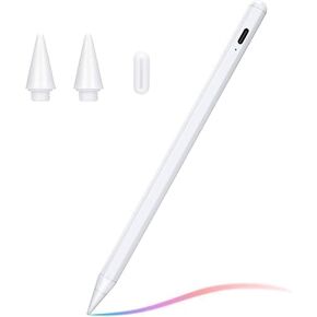 قلم ستايلس متوافق مع (2018-2020) Apple iPad، قلم iPad بدون تأخير، دقة عالية، إمالة، رفض راحة اليد، لجهاز iPad 6th، iPad Mini 5th، iPad Air 3rd Gen، iPad Pro (11/12.9") in Kuwait