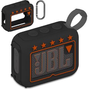 Silicone Cover Case for JBL Go 4 Ultra Portable Bluetooth Speaker, Protective Skin Holder for JBL Go 4 Pro Sound Bluetooth Speaker Accessories (Only Case) (Purple)