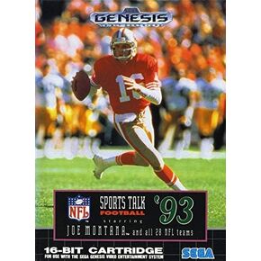 Sports Talk Football '93 Starring Joe Montana and all 28 NFL Teams (Renewed)