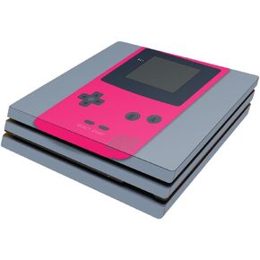 غلاف MightySkins متوافق مع وحدة تحكم Sony PS4 Pro - Game Kid Pink | غطاء ملتف واقٍ ومتين وفريد ​​من نوعه من الفينيل | سهل التطبيق والإزالة وتغيير الأنماط | صنع في الولايات المتحدة الأمريكية