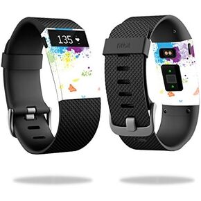 MightySkins Skin Compatible with Fitbit Charge HR Cover Skins Sticker Watch Splash of Color