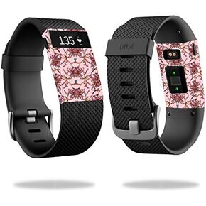 MightySkins Skin Compatible with Fitbit Charge HR Cover Skins Sticker Watch Flower Crown