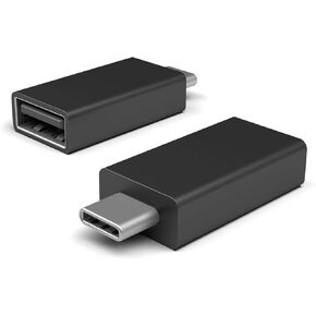Microsoft JTY-00001 Surface USB-C to USB 3.0 Adapter, Black