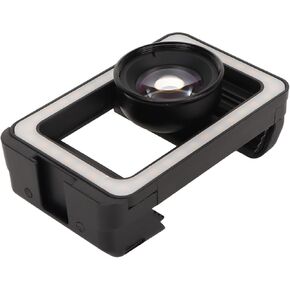 100mm Phone Macro Lens, Universal Clip 4K HD 10X Macro Photography Lens Portable Macro Lens with LED Fill Light for Close Up Photography, Cell Phone Macro Lens Attachment