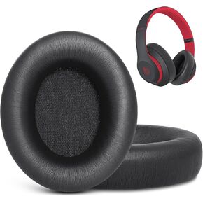 Replacement Ear Pads for Beats Studio 3 - Earpad Covers for Beats Studio 2&3 with Stronger Adhesive Thicker Memory Foam